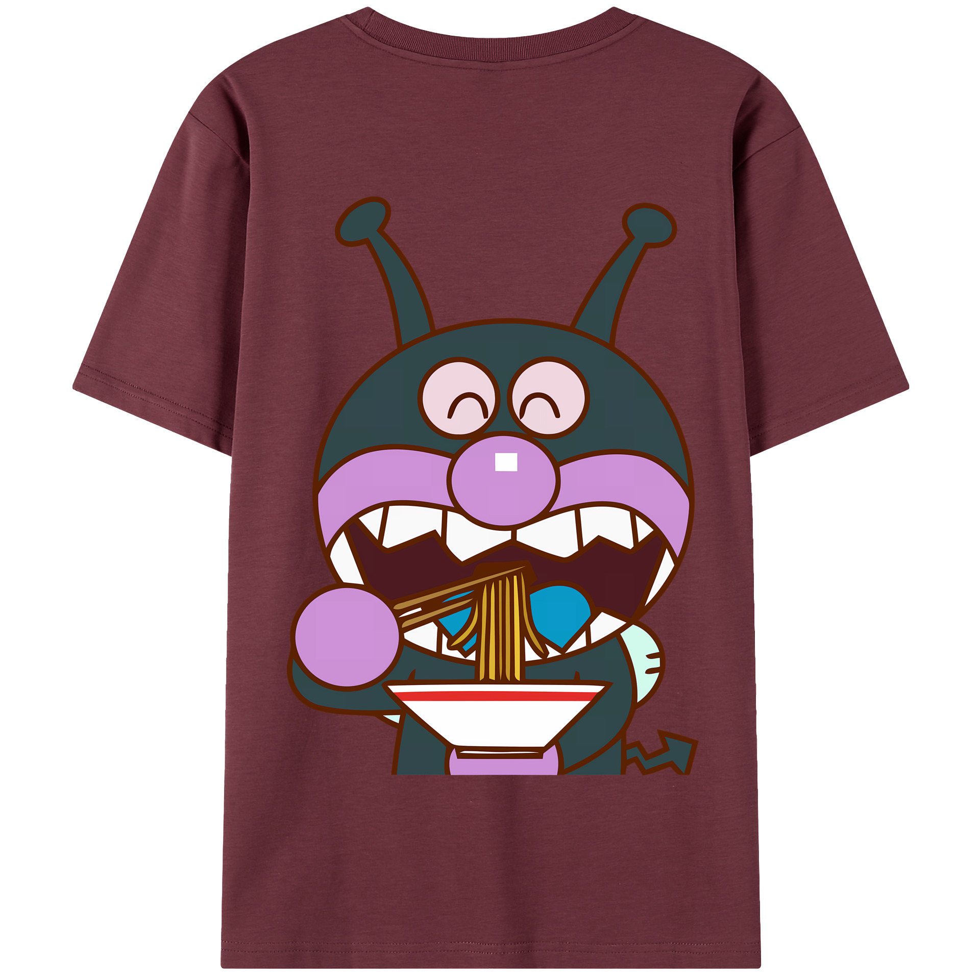 （画像用） アンパンマン Anpanman 綿100％半袖Tシャツ（背面プリント）